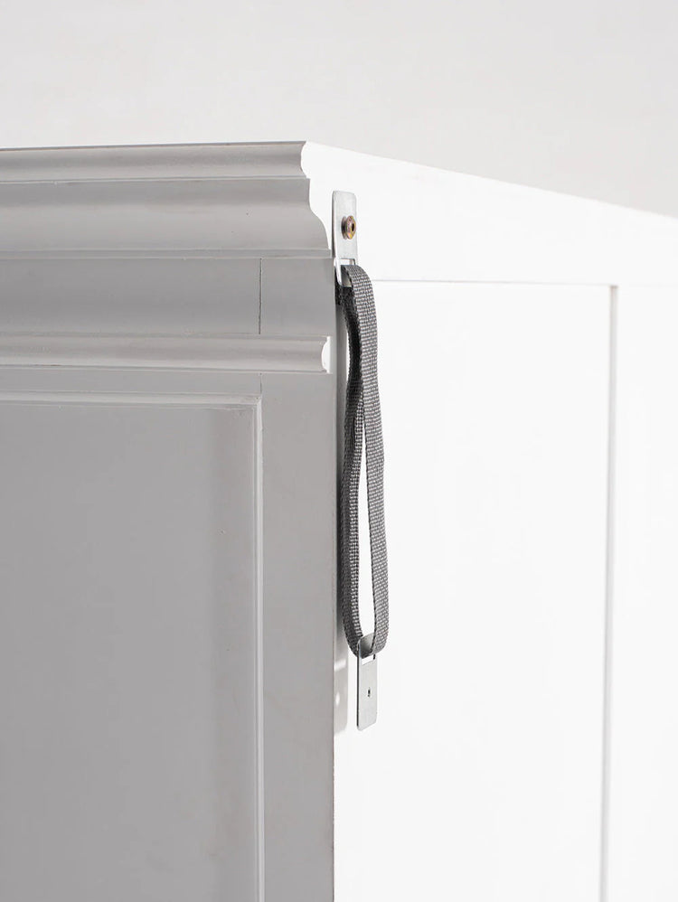 Halifax Large Hutch Bookcase - White – lifestyle | Marcottestyle