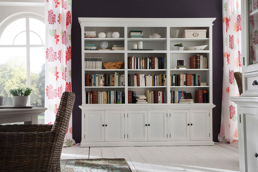 Halifax Large Hutch Bookcase - Weiß - lifestyle | Marcottestyle