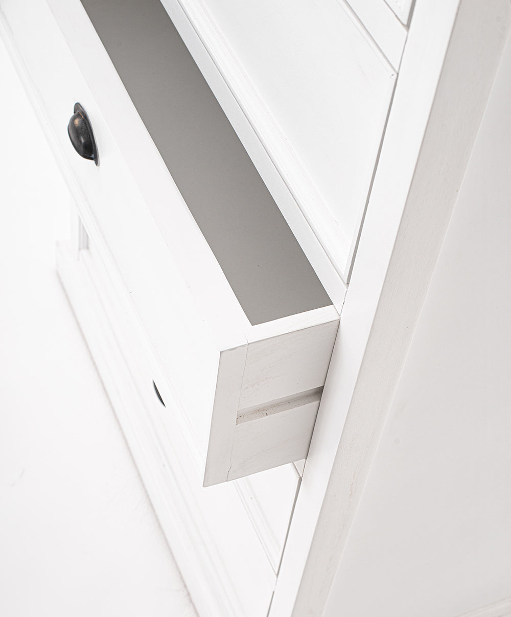 Halifax Tall Chest of Drawers - Blanc - lifestyle | Marcottestyle