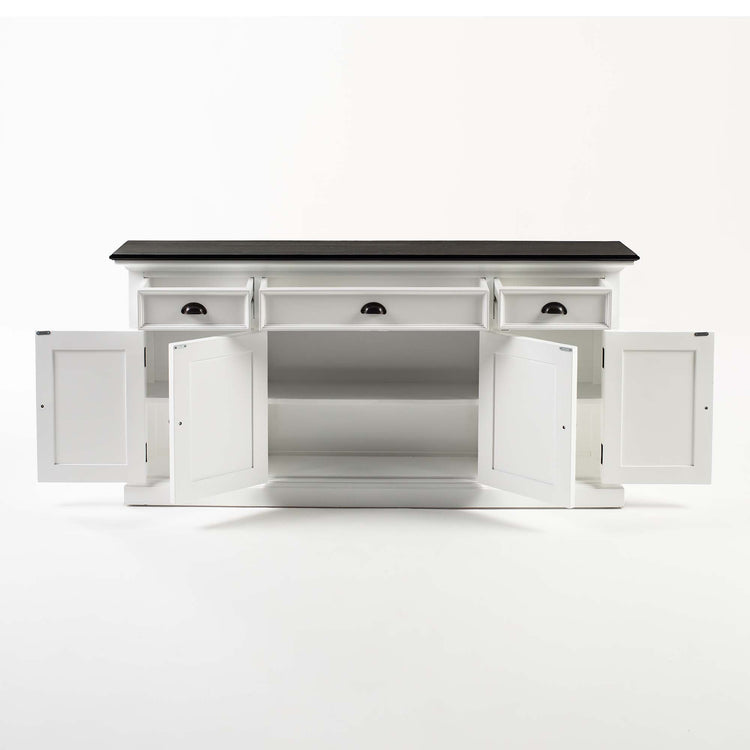 Halifax Contrast Buffet Console Table - Photo lifestyle | Marcottestyle