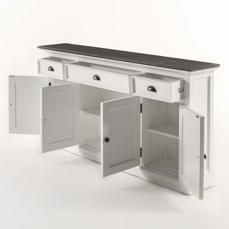 Halifax Contrast Buffet Console Table - Photo lifestyle | Marcottestyle