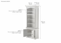 Provence - Single-Bay Hutch Unit - Lifestyle View | Marcottestyle