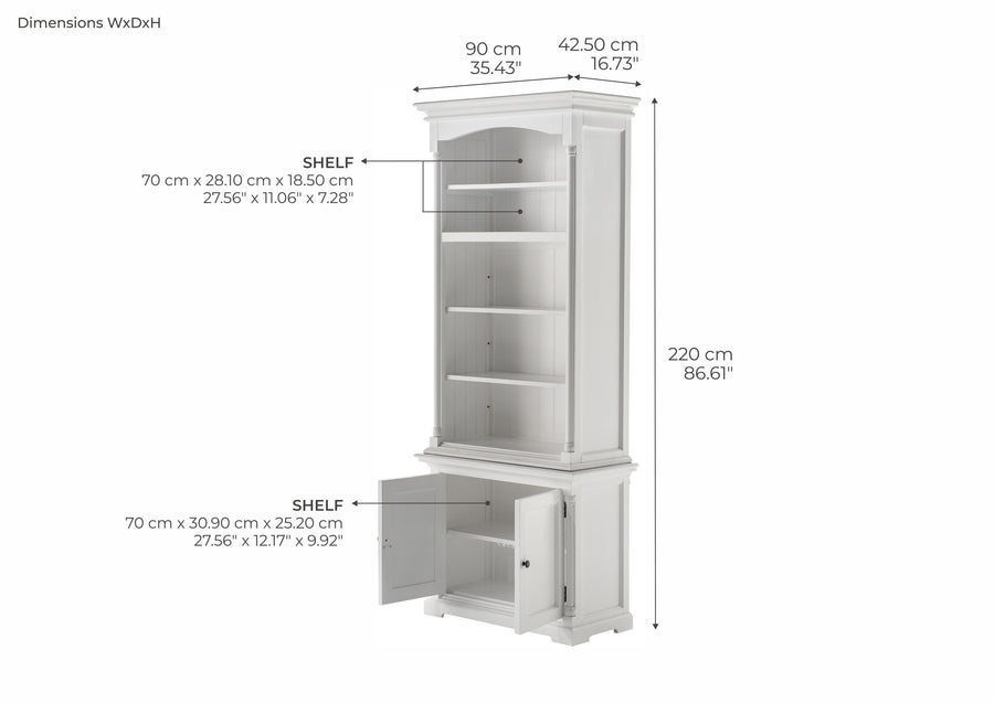 Provence - Single-Bay Hutch Unit - Lifestyle View | Marcottestyle