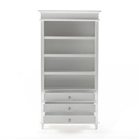 Skansen Bookcase with 3 Drawers - Lifestyle View | Marcottestyle