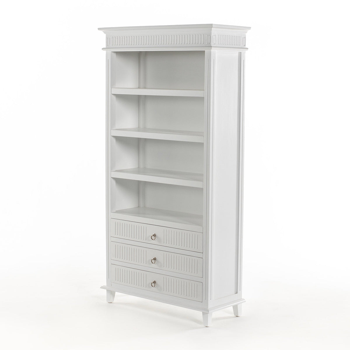 Skansen Bookcase with 3 Drawers - Lifestyle View | Marcottestyle