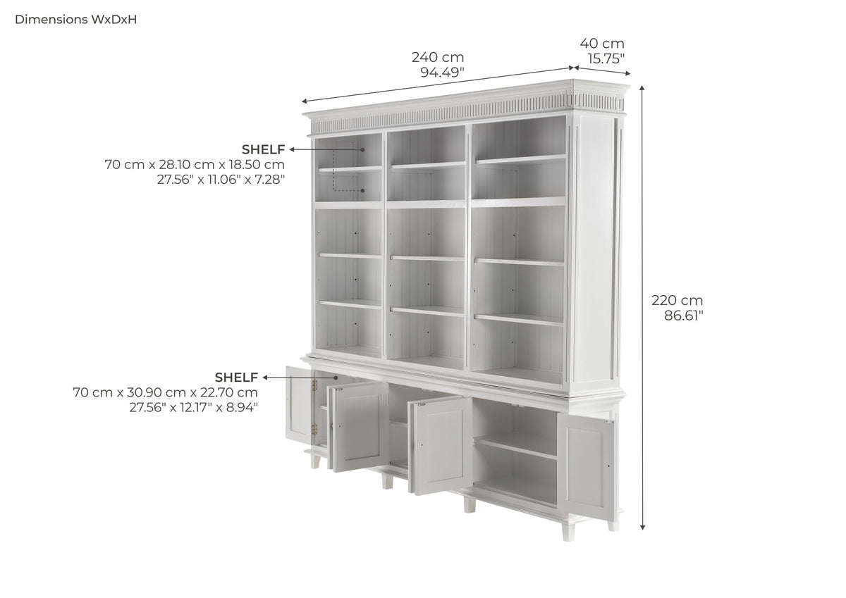Skansen Triple-Bay Hutch Unit - Lifestyle View | Marcottestyle