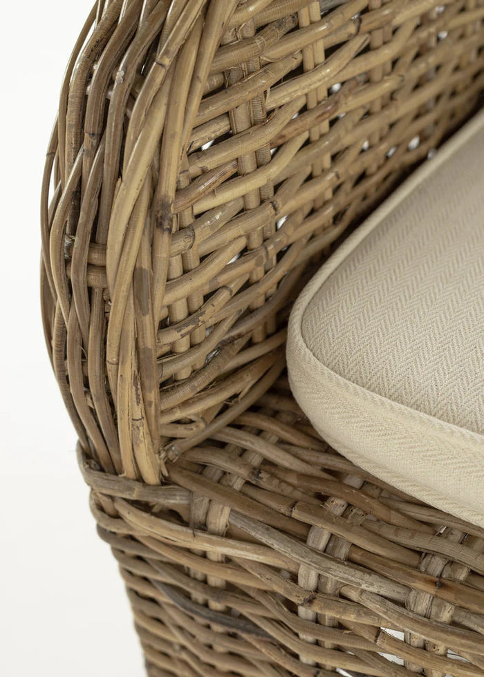 Rook Kubu Rattan Arm Chair - lifestyle | Marcottestyle