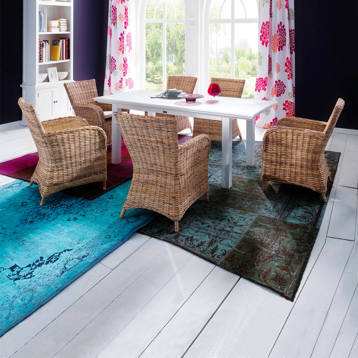 Rook Kubu Rattan Arm Chair - lifestyle | Marcottestyle
