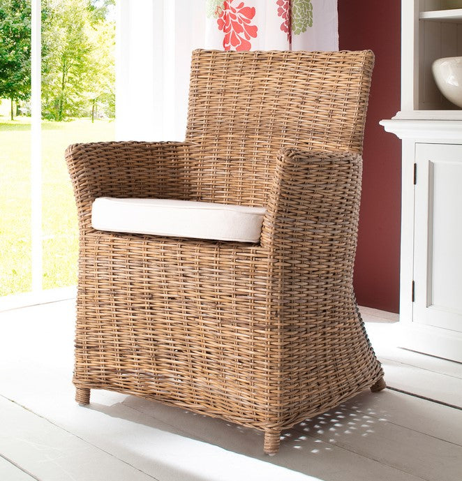 Bishop Kubu Rattan Arm Chair - lifestyle | Marcottestyle