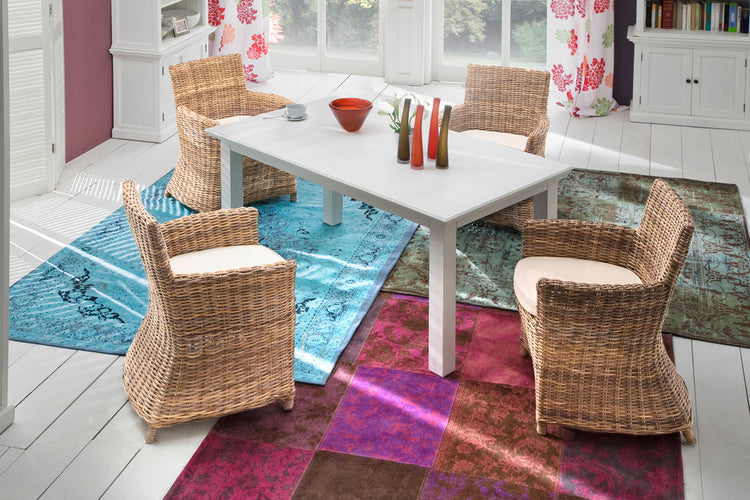 Bishop Kubu Rattan Arm Chair - lifestyle | Marcottestyle