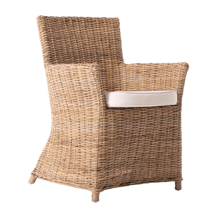 Bishop Kubu Rattan Arm Chair | Marcottestyle
