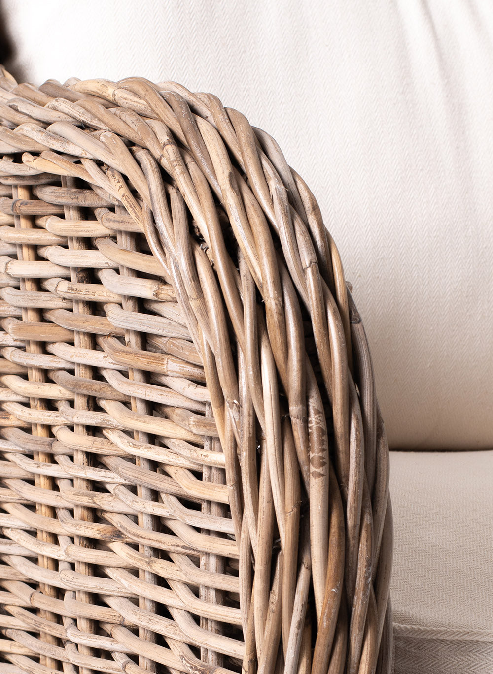 King Kubu Rattan Arm Chair With Cushion - lifestyle | Marcottestyle