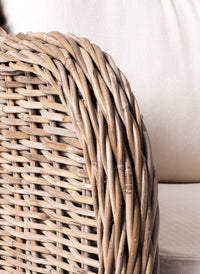 King Kubu Rattan Arm Chair Mit Cushion