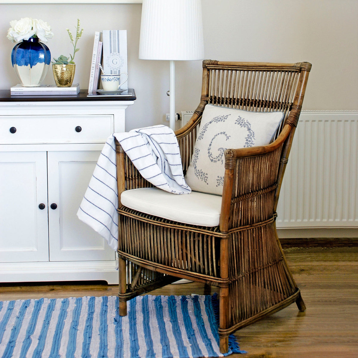 Duchess Kubu Rattan Arm Chair - lifestyle | Marcottestyle