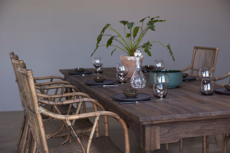Duke Rattan Arm Chair - lifestyle | Marcottestyle