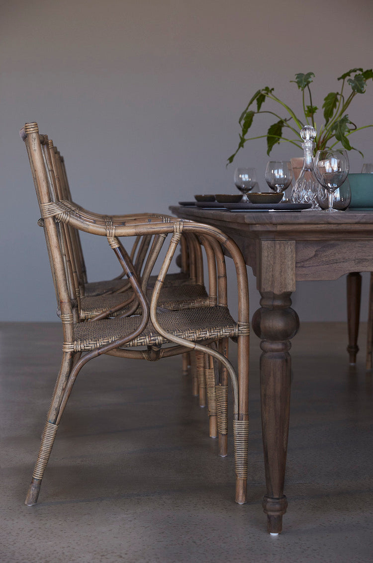 Duke Rattan Arm Chair - lifestyle | Marcottestyle