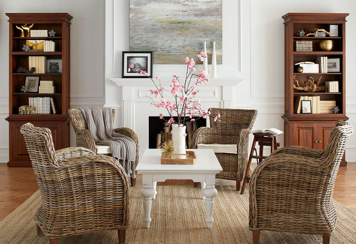 Baron Kubu Rattan Arm Chair - lifestyle | Marcottestyle