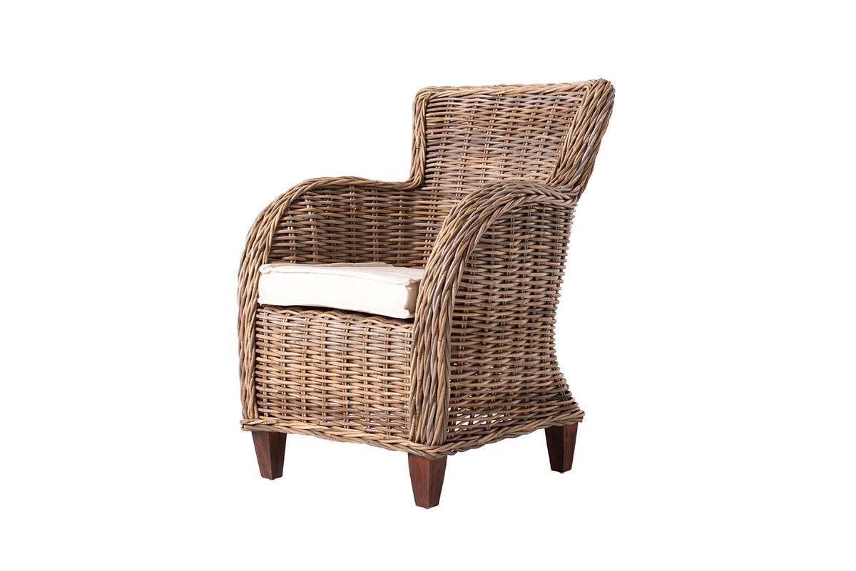 Baron Kubu Rattan Arm Chair | Marcottestyle