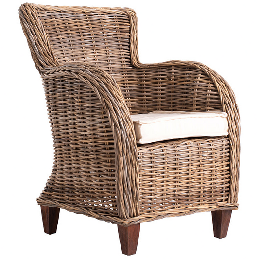 Baron Kubu Rattan Arm Chair | Marcottestyle
