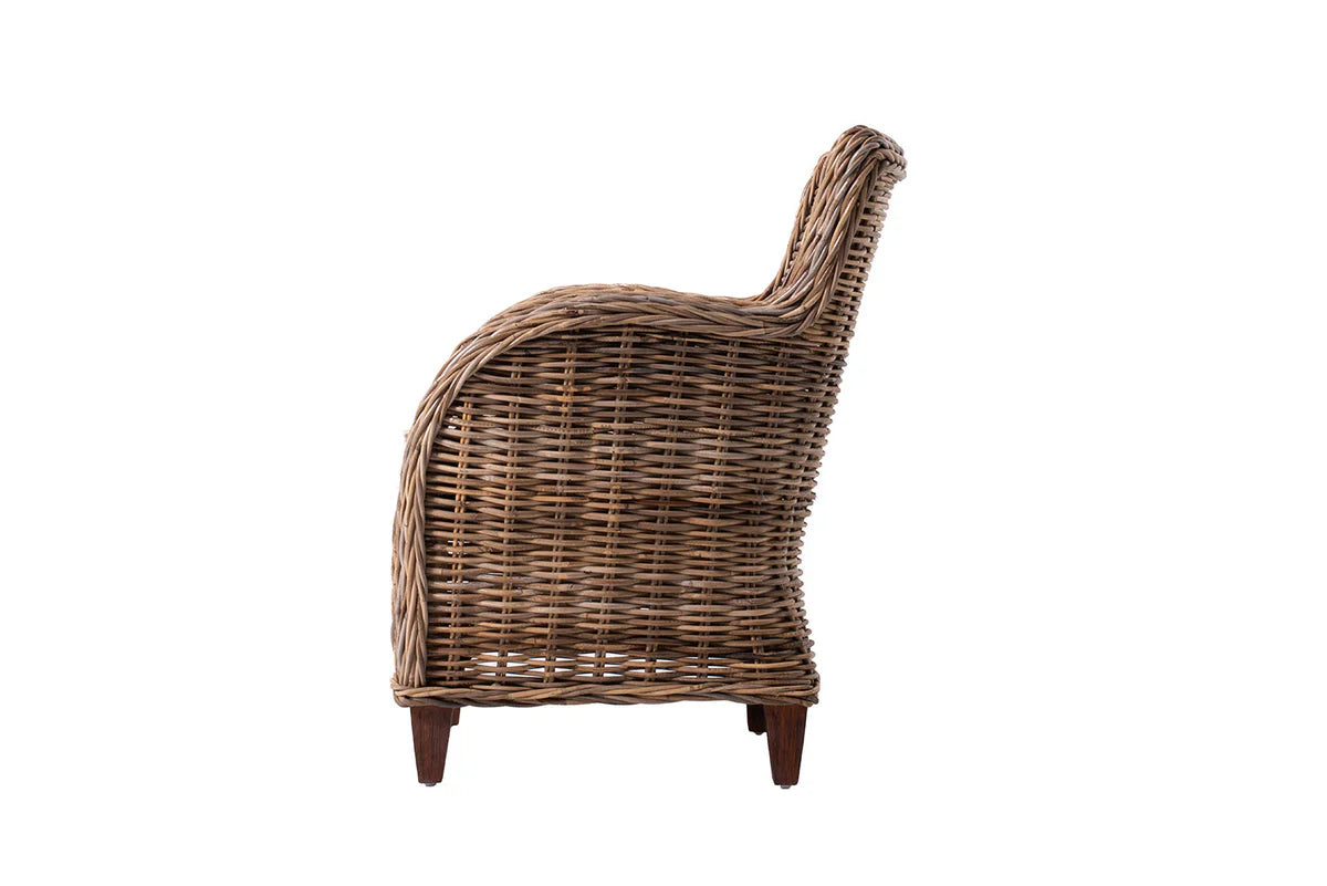 Baron Kubu Rattan Arm Chair | Marcottestyle