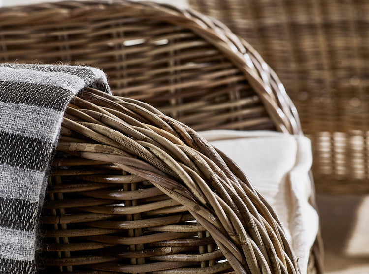 Baroness Kubu Rattan Arm Chair - lifestyle | Marcottestyle