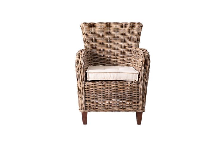 Baroness Kubu Rattan Arm Chair | Marcottestyle