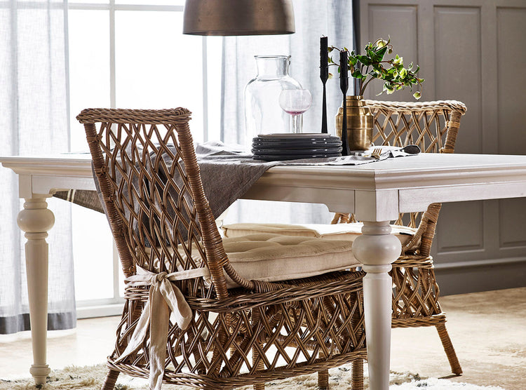 Marquis Kubu Rattan Dining Chair - lifestyle | Marcottestyle
