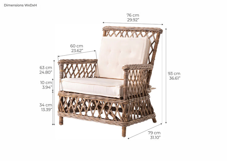 Wickerworks Marquis Chair | Marcottestyle