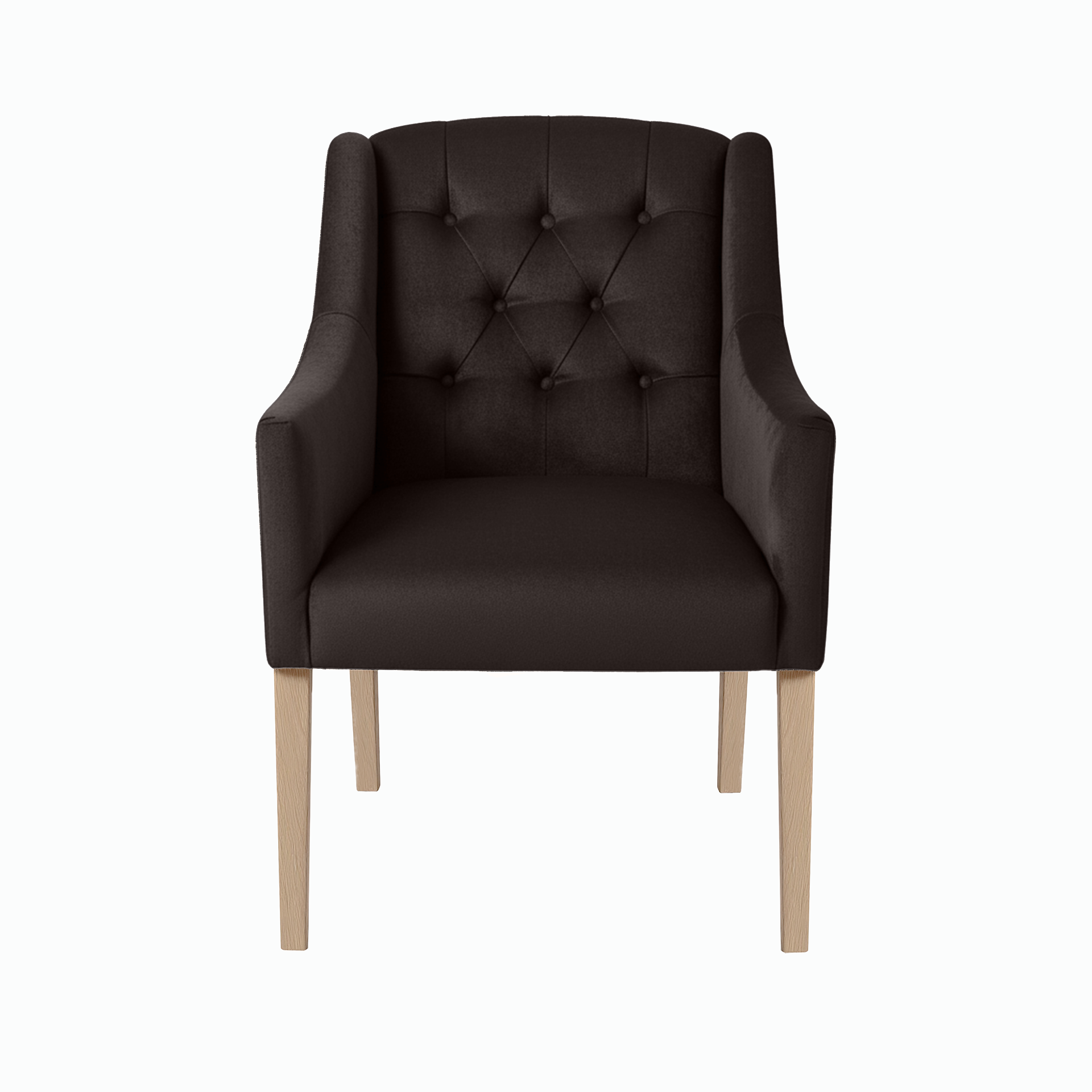 Dining Chair Canon – Alcantara Charcoal - Oak feet