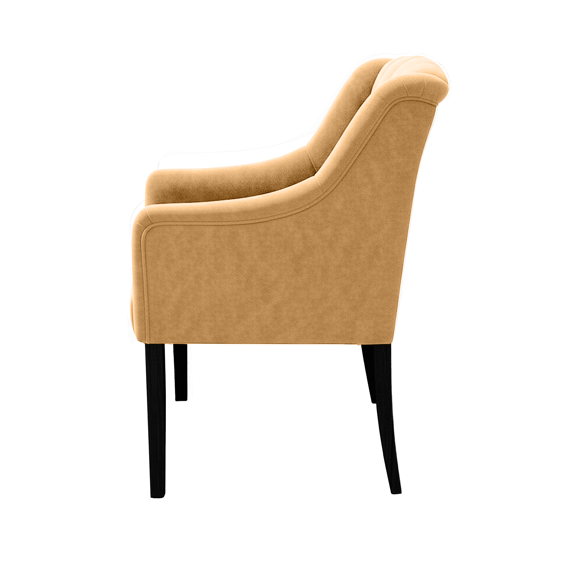 Dining Chair Canon – Alcantara Sand - Black feet