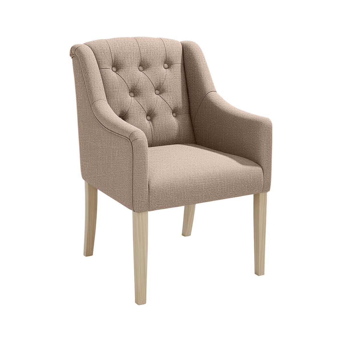 Dining Chair Canon – Beige - Oak feet