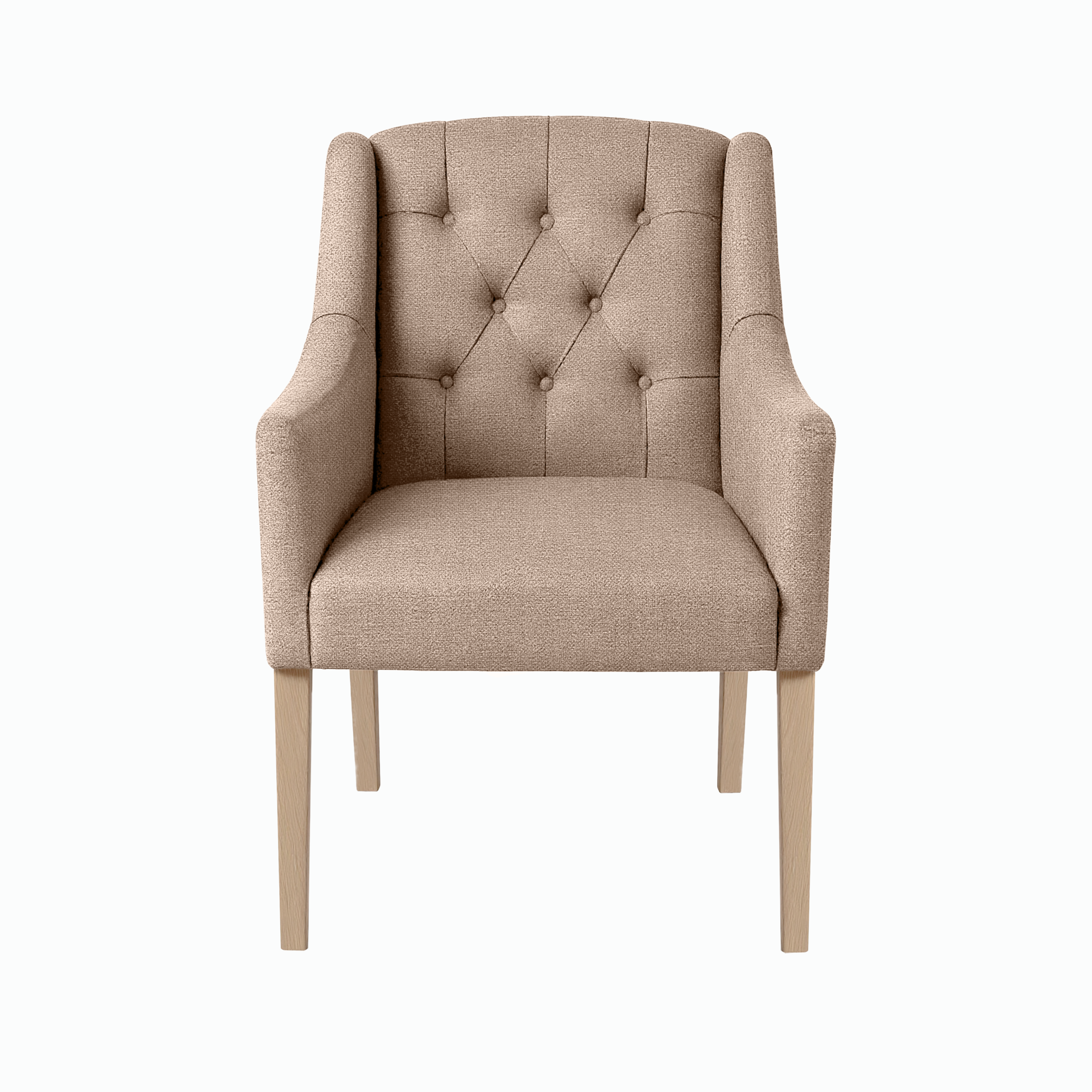 Dining Chair Canon – Beige - Oak feet