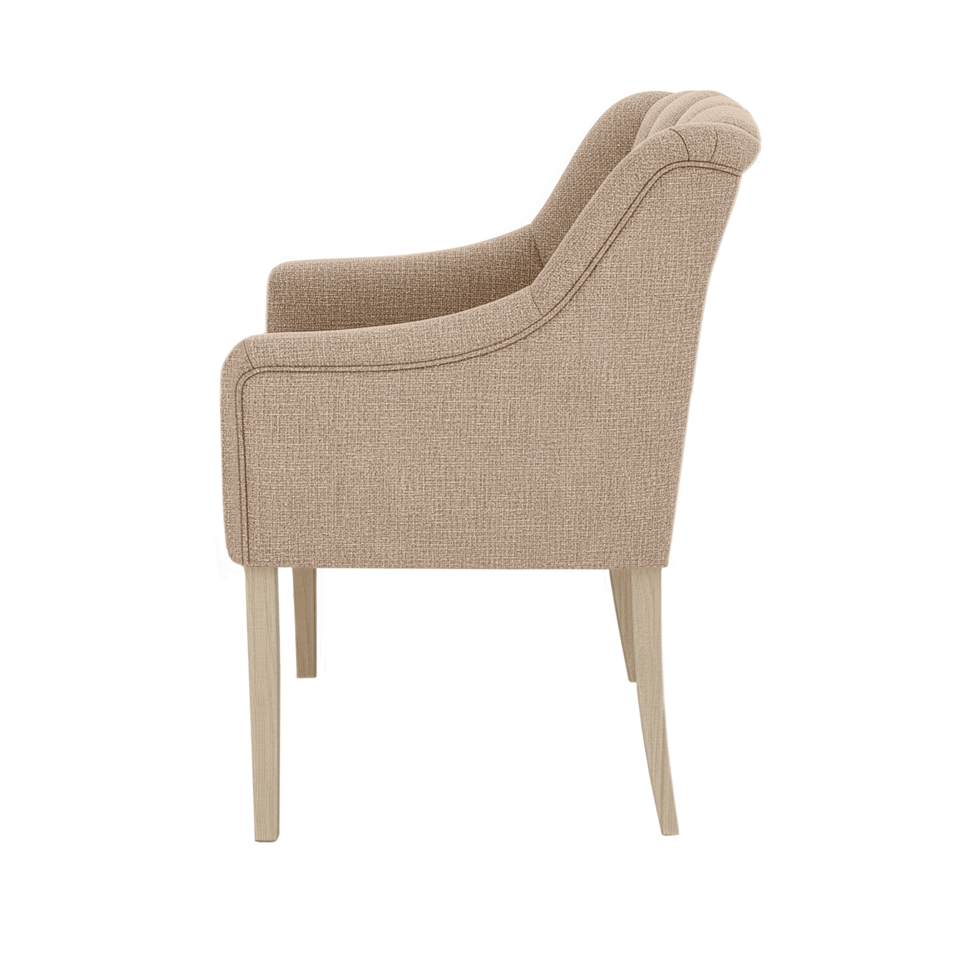 Dining Chair Canon – Beige - Oak feet
