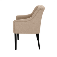 Esszimmerstuhl Canon - Beige - Schwarze Füße | Marcottestyle