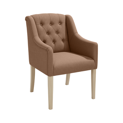 Dining Chair Canon – Light Brown - Oak feet