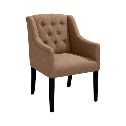 Dining Chair Canon – Light Brown - Black feet