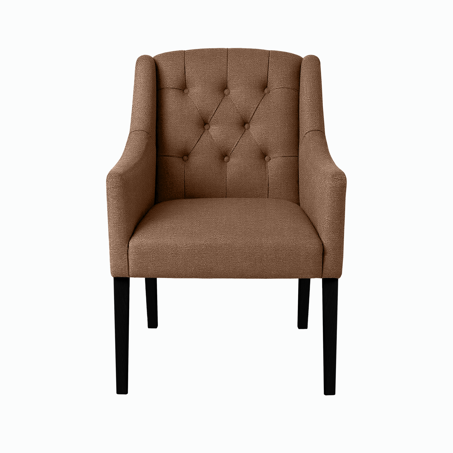 Dining Chair Canon – Light Brown - Black feet