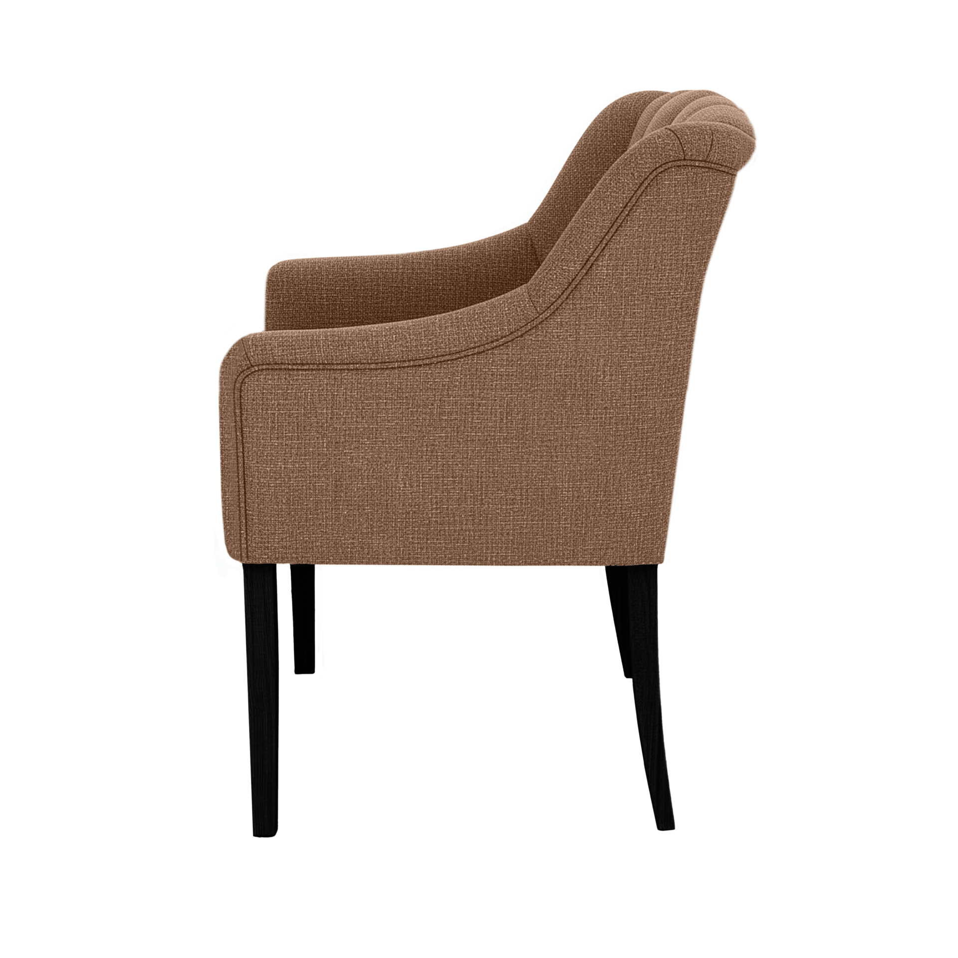 Dining Chair Canon – Light Brown - Black feet