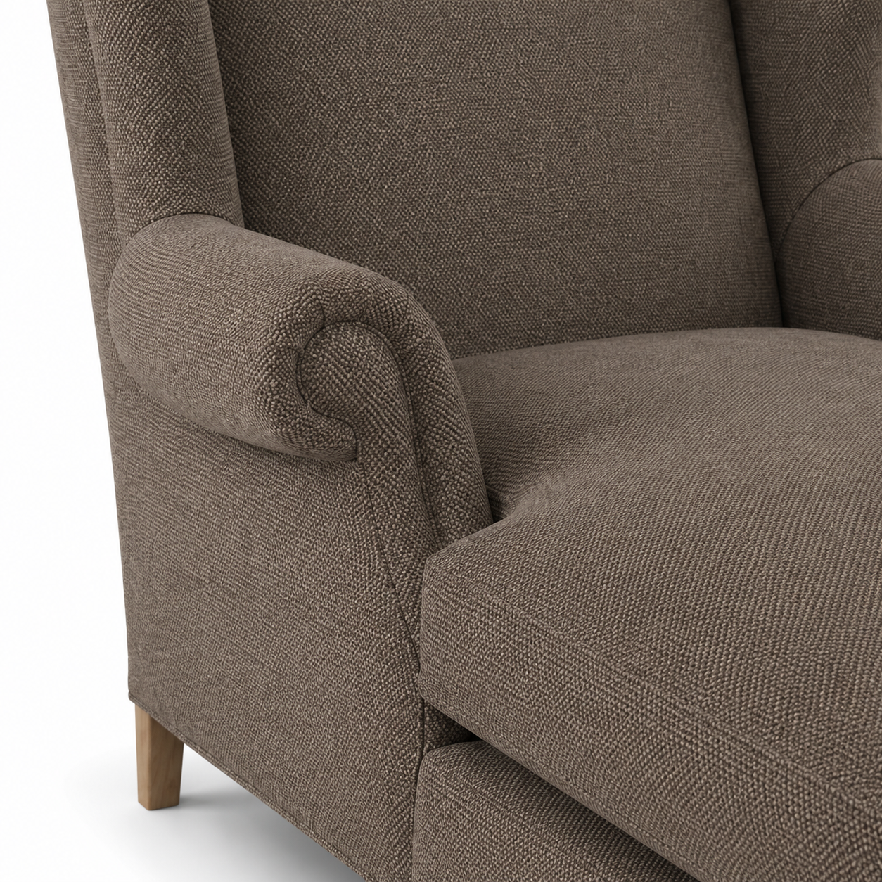 Chaiselongue Crombach - Braun - 117 x 167 x 105 cm - Customizable Luxury Chaiselongue