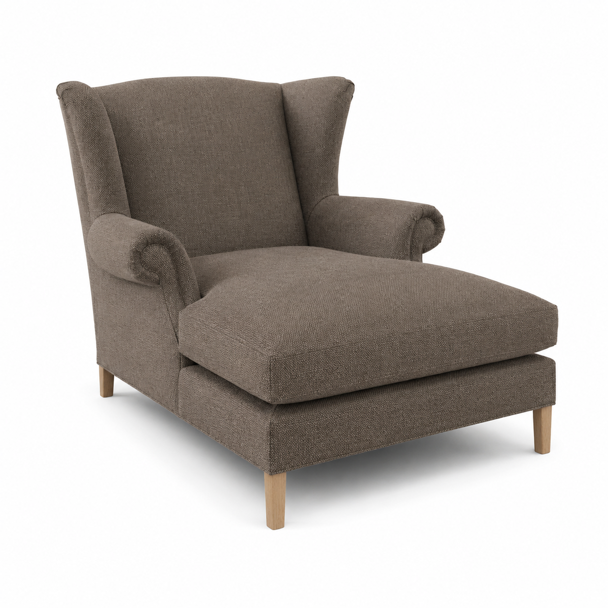 Chaiselongue Crombach - Braun - 117 x 167 x 105 cm - Customizable Luxury Chaiselongue