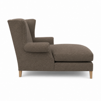 Chaiselongue Crombach - Braun - 117 x 167 x 105 cm - Customizable Luxury Chaiselongue