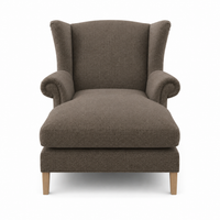 Chaiselongue Crombach - Braun - 117 x 167 x 105 cm - Customizable Luxury Chaiselongue