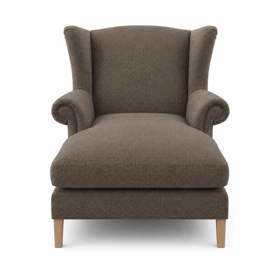 Chaiselongue Crombach - Braun - 117 x 167 x 105 cm - Customizable Luxury Chaiselongue