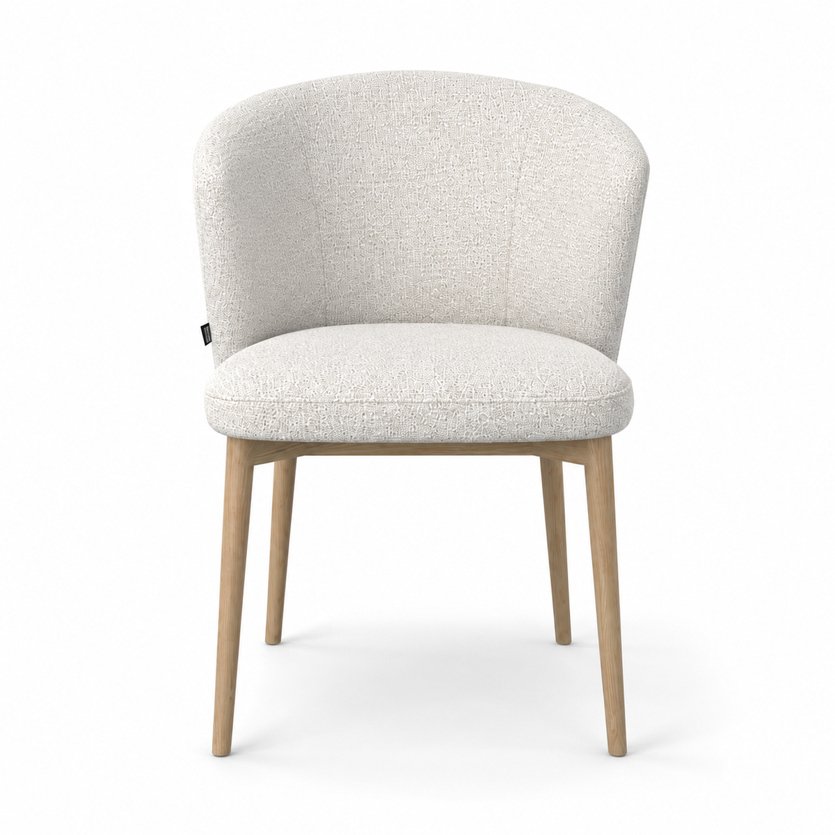 Chaise à manger Harmonie - Oasis 01 Tissu & Cadre en bois naturel - 60 x 58 x 81 cm