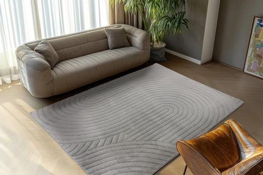 Hoogpolig Vloerkleed - Granada Zilver