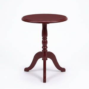 Coffee Table - Margaux - Solid Wood - 60 x 60 x 78 cm - Bordeaux