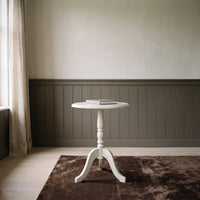 Coffee Table Margaux in white, in an interior, 60 x 60 x 78 cm