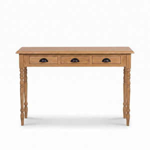 Console table - Brouilly - Solid Oak - 120 x 35 x 79 cm - Oak