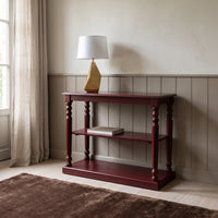 Console Table Fleurie in bordeaux, in an interior, 110 x 60 x 89 cm