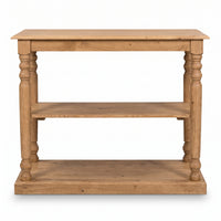 Console Table Fleurie in oak, front view, 110 x 60 x 89 cm